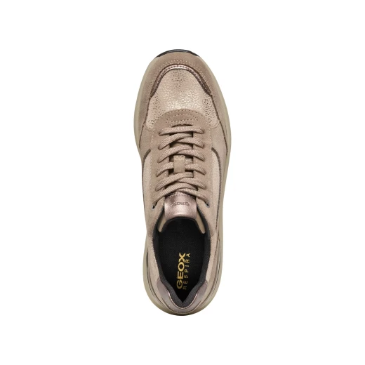Geox Spherica EC13 Woman's Sneaker Taupe Suede Wedge 40 Featuring Superior Cushioning Breathability Sporty Feminine Design Fast Delivery Easy Exchange - Geox - Image 11