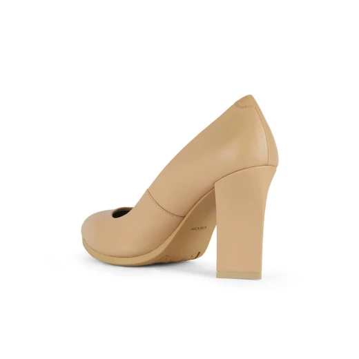 Geox Woman Walk Pleasure 90.1 Nude High Heel Court Shoe Size 38 Crafted from Nappa Leather for Timeless Appeal and All Day Comfort Available for Fast Delivery and Easy Exchange - Geox - Image 5