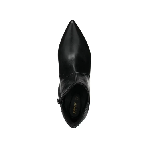 Faviola Woman Ankle Boot Black Nappa Leather Pointed Toe Breathable Elegant Design Size 37 Comfortable Stylish Fashionable Footwear Women's Boot Fast Delivery Easy Exchange - Geox - Image 13