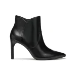 Geox Faviola Women's Pointed Toe Ankle Boots Black Nappa Leather 41 Comfortable Breathable Elegant Refined Style Fast Delivery Easy Exchange D468UD.000TU.C9999 - Geox