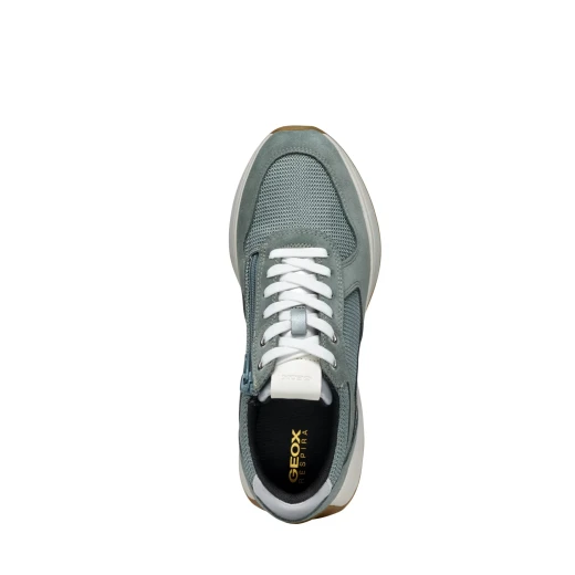 Geox Amabel Woman Sneakers Sage Green Suede Fabric Breathable 37 - Geox - Image 12