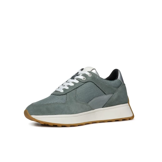 Geox Amabel Woman Sneakers Sage Green Suede Fabric Breathable 37 - Geox - Image 16