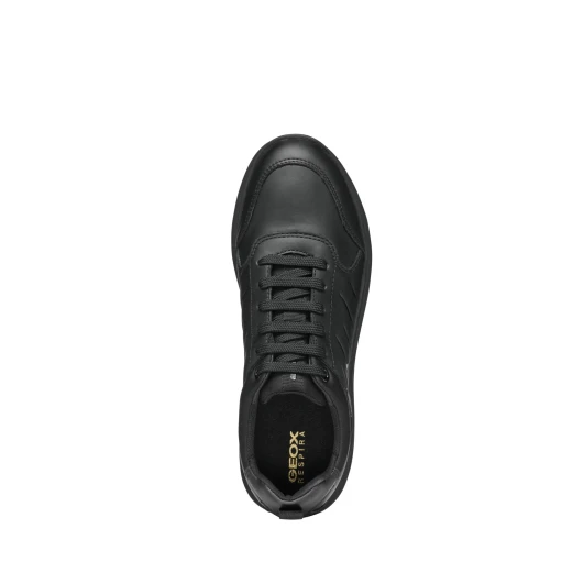 Geox Spherica Woman's Sneakers Black Nappa Elastane Breathable Cushioned Lightweight 38 EU Size Comfortable Stylish Sporty Design Fast Delivery Easy Exchange - Geox - Image 7