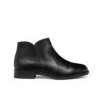Jaylon 2 Women's Ankle Boots Comfortable Breathable Low Heel Plain Leather Everyday Wardrobe Staple Black Size 37 Office and Casual Wear - Geox
