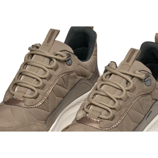 حذاء رياضي نسائي مقاوم للماء Geox Spherica Actif X2 ABX، يتميز بتوسيد فائق وتأثير ارتداد. جزء علوي رياضي من النايلون والجلد السويدي. مقاس 41 بلون بني رمادي. D46WPD.0FU22.C6029 - جيوكس - Image 19