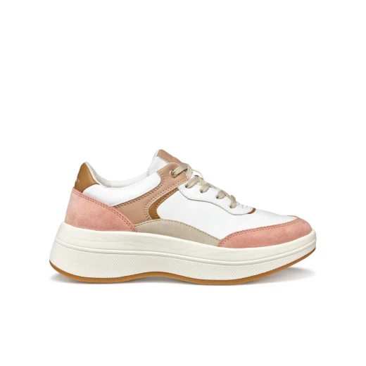Geox Spherica ECUB-3 Woman Sneakers White Leather Effect Suede Comfort Lightweight Breathable 41 EU Size Active Chic Design Everyday Wear D46WTB.05422.C1Z5Q - Geox - Image 2