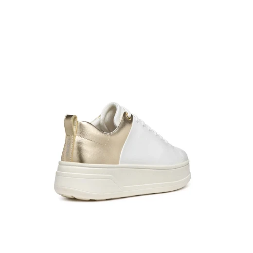 Geox Spherica ECUB-2 Woman's Sneaker White Leather Effect 41. Ultra Comfortable, Breathable Design for Casual Everyday Wear with Dynamic Style and Superior Cushioning - Geox - Image 9