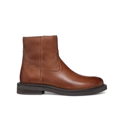 Serilda Woman Ankle Boots Light Brown Leather Size 37 Comfortable Breathable Design Low Heel Classic Style for Fairly Formal Occasions ITEM CODE D46WYB 00043 C6002