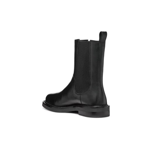 Serilda Woman Ankle Boots Black Leather Breathable Elasticated Side Panel Stylish 37 Urban Appeal Modern Edge Day-to-Day Dressing ITEM CODE: D46WYC.00043.C9999 - Geox - Image 7