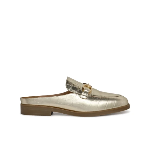 Geox CLORIDIE Woman Loafers 37 Gold Open Back Metallic Leather Breathable Comfortable Shoes For Women D46XGE.0008W.C2012 Perfect for Special Occasions Geox CLORIDIE Woman Loafers 37 Gold Open Back Metallic Leather Breathable Comfortable Shoes For Women D46XGE.0008W.C2012 Perfect for Special Occasions