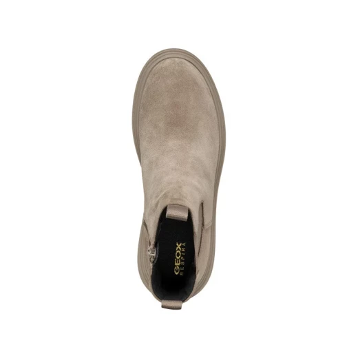 Geox Lamidie + Grip Women's Ankle Boots in Taupe Suede, Featuring Breathable Design for Leisuretime Looks, Size 37 - Geox - Image 6