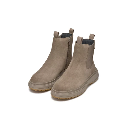 Geox Lamidie + Grip Women's Ankle Boots in Taupe Suede, Featuring Breathable Design for Leisuretime Looks, Size 37 - Geox - Image 8
