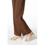 Camalei Meliconia Woman Sandals Gold 39, Leather Effect Flatform Sole - Geox