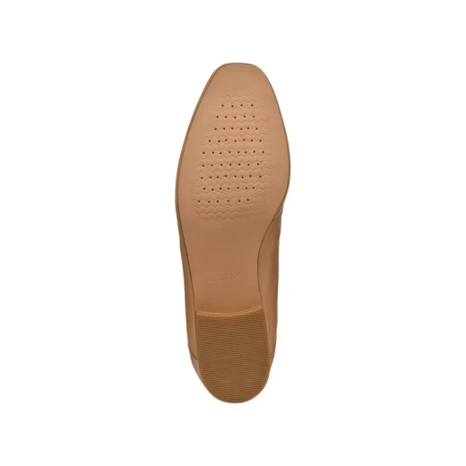 Mantinea Women's Beige Loafers Modern Square Toe 37 Lightweight Breathable Nappa Leather Comfortable City Wear Formal Refinement SKU D552EA.00085.C5000 - Mantinea - Image 10