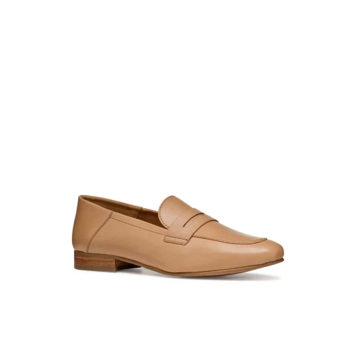 Mantinea Women's Beige Loafers Modern Square Toe 37 Lightweight Breathable Nappa Leather Comfortable City Wear Formal Refinement SKU D552EA.00085.C5000 - Mantinea - Image 12