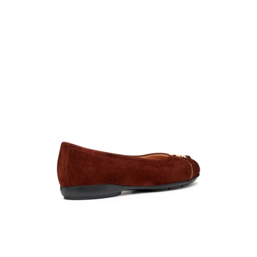 Annytah Woman Ballet Flats Suede Brick Red Size 36 Comfortable Everyday Shoes - Annytah - Image 4