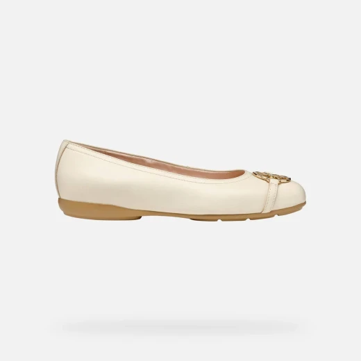 Annytah Woman Ballet Flats Breathable Nappa Leather Papyrus Size 36 - Annytah - Image 2