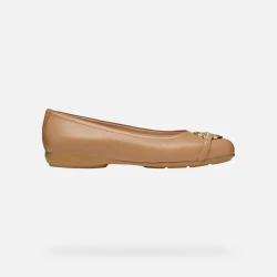 Annytah Woman Ballet Flats Beige 36 Lightweight Breathable Nappa Leather