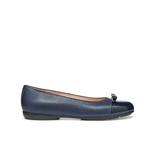 Annytah Woman Ballet Flats Navy Blue 39, Breathable, Comfortable, Supple Nappa Upper, Patent Effect Material, Timeless Design, Perfect for Everyday Wear, Essential City Style - Annytah - Image 3