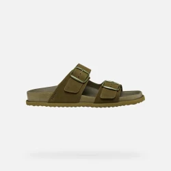 Sandybett Woman Sandals Sage Suede Upper Breathable Design for Everyday Comfort Size 36 Stylish Summer Footwear Perfect for Warm Weather Modern Chic Look