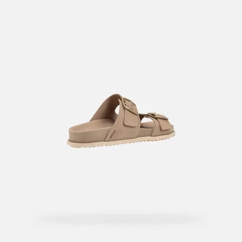 Sandybett Women's Suede Sandals in Light Taupe, Size 40, Designed for Everyday Comfort and Breathability, Featuring a Modern Design Perfect for Warm Weather - Geox - Image 7