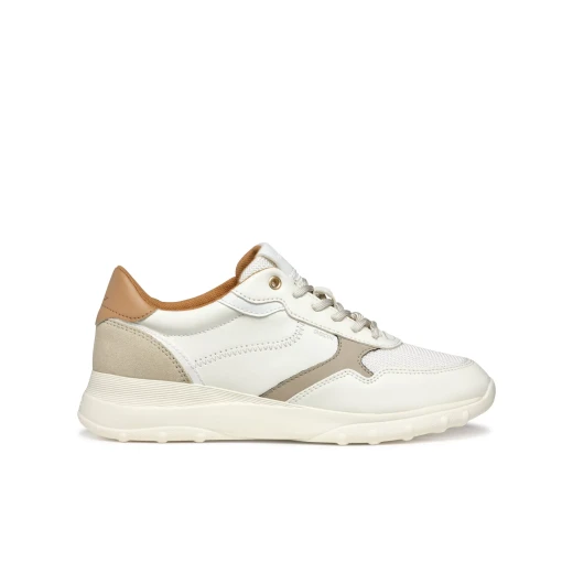 ALLENIEE Woman's Low Cut Sneakers Off White, Sporty and Versatile Design, Breathable Fabric, Leather Effect Material, Casual Everyday Shoes Size 40 ALLENIEE Woman's Low Cut Sneakers Off White, Sporty and Versatile Design, Breathable Fabric, Leather Effect Material, Casual Everyday Shoes Size 40