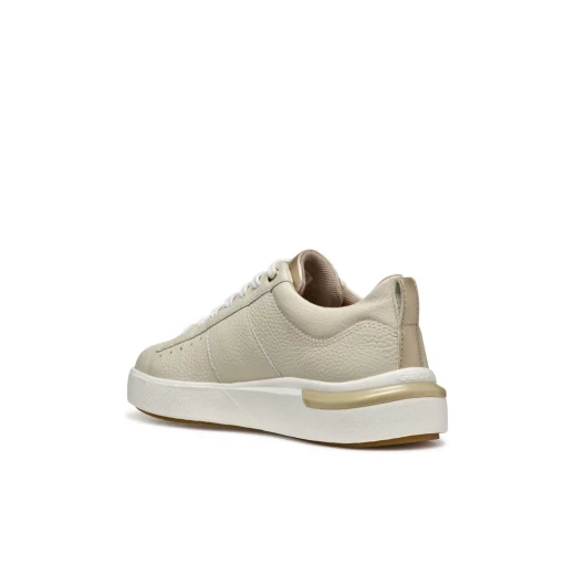 Dalyla Woman Papyrus Sneakers: Contemporary Design, Tumbled Leather & Python Print, Breathable & Comfortable, City-Perfect Styling, Size 36 - Geox - Image 8