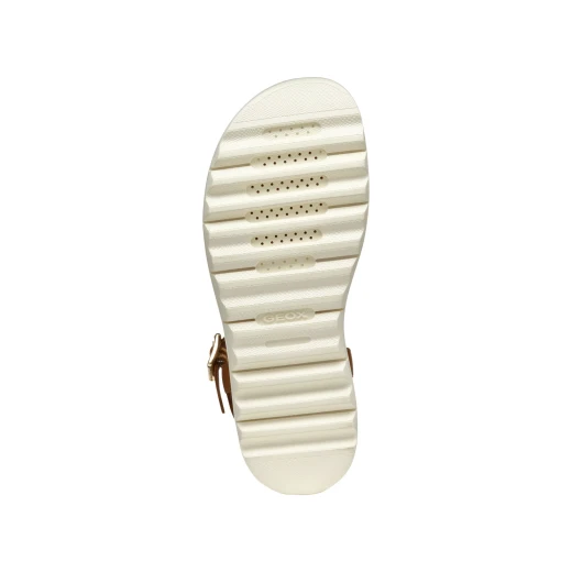 Xand 2.1S Woman Platform Sandals Camel Leather 39 EU Size Lightweight Breathable City Design Perfect for Casual Summer Wear Plain and Printed Leather Materials - Geox - Image 11