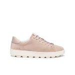 Geox Spherica ECUB 1 Woman's Sneakers Breathable Cushioning Rose Color Suede Leather Effect Upper Day-to-Day Wear Size 36 Comfortable Lightweight Design - Geox