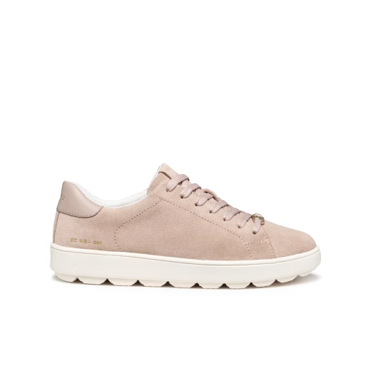 Geox Spherica ECUB-1 Women's Sneakers Rose 38 Ultra Breathable Suede Leather Effect Design for Everyday Wear Comfortable Lightweight Day Styling D55WEB.022BC.C8A5X - Geox - Image 2