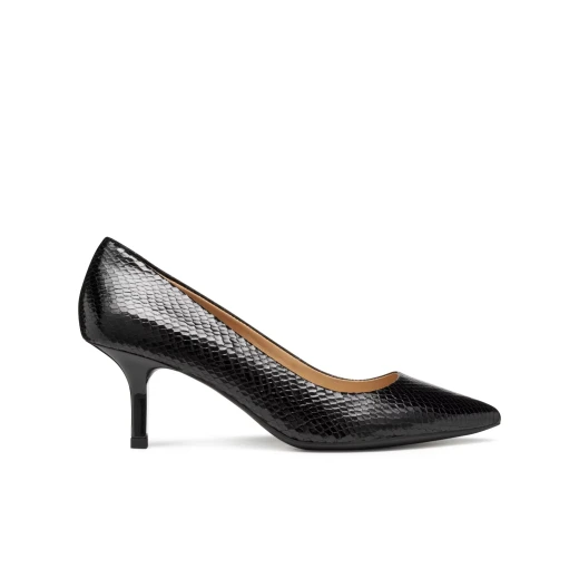 Kleopy Woman's Metallic Leather Shoes in Black, Featuring Contemporary Design and City-Ready Comfort, Available in Size 36 - Kleopy - Image 2