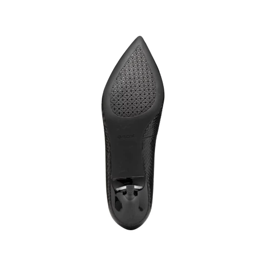 Kleopy Woman's Metallic Leather Shoes in Black, Featuring Contemporary Design and City-Ready Comfort, Available in Size 36 - Kleopy - Image 6