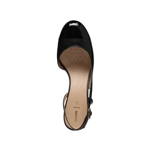 Virnilisa 65 Women's Slingback Heels Adjustable Strap Black Size 41 - Geox - Image 4