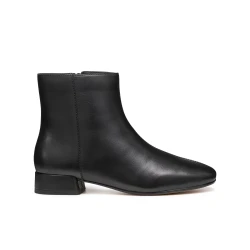 Dhyalma Woman Black Nappa Leather Ankle Boots Urban Style Modern Silhouette Business Casual Wear Size 37 Item Code D561NA 000TU C9999