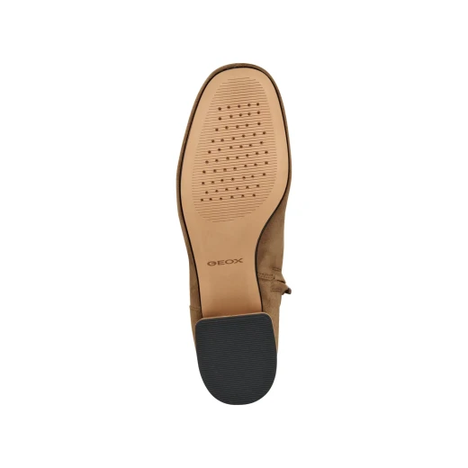 Dhyalma Woman Suede Ankle Boots in Mud Brown, Size 38. Comfortable City Boots for Women with a Pared-Back Aesthetic and Stylish Everyday Dressing. Crafted From Soft Suede. - Geox - Image 7