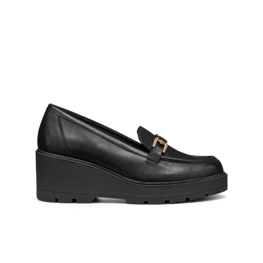 Miereille Woman's Leather Loafer 39 Black: Contemporary Design for Daily Wear. Supple Leather, Comfortable Fit, Perfect for City Life, Day or Night Activities - Miereille - Image 2
