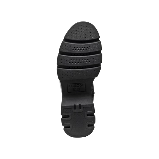 Pluette Woman's Boots Black 37, Contemporary Design with Chunky Sole, Leather Effect and Tumbled Leather Construction, Perfect for Everyday City Outfits, Style D565ME.05446.C9999 - Geox - Image 7