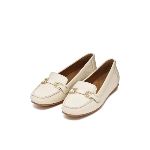 حذاء لوفر نسائي من أنيتاه جلد مدبوغ لون بابيروس مقاس 37 أحذية كاجوال - أنيتاه - Image 7