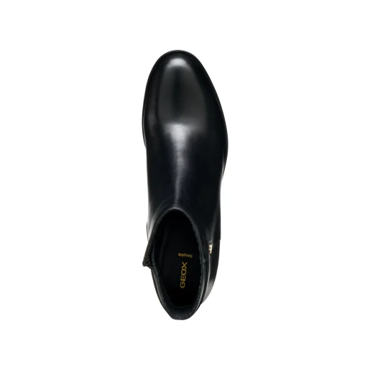 Asheel Woman Ankle Boots Modern Design Black Leather Size 38 Comfortable City Style Versatile Wear Durable Everyday Footwear High Quality Craftsmanship Item Code D56FSA.00043.C9999 - Geox - Image 6