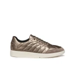 Geox Meleda Woman Sneakers Sand Suede & Pearlescent Leather Effect Urban Low Cut Sporty Chic Casual Footwear Size 37 D56UGB.0AJ22.C5335 - Geox