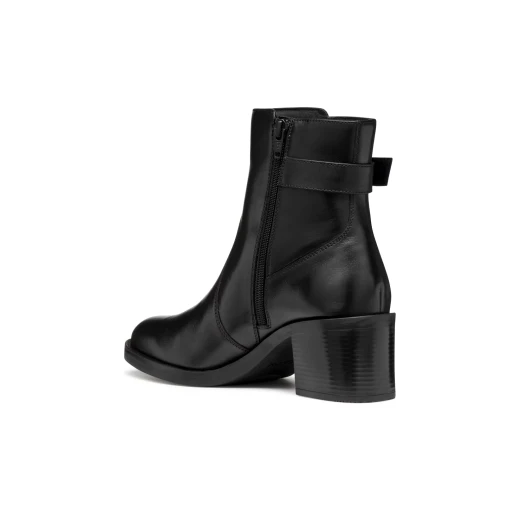 حذاء كاحل جيوكس سيريلدا 60 نسائي جلد أسود مقاس 38 - جيوكس - Image 5
