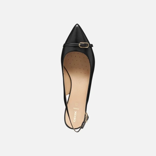 KLEOPY Woman's Black Nappa Leather Shoes Size 39 Everyday Comfort - Kleopy - Image 6