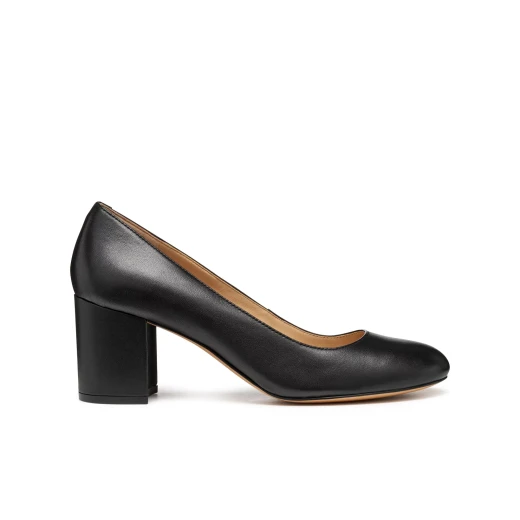 Geox Virnilisa 65 Women's Court Shoes in Black Nappa Leather, Size 41. Elegant and Comfortable Heels for Office and City Wear, Designed for Women - Geox - Image 2