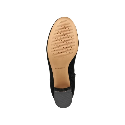 Geox Virnilisa 65 Women's Ankle Boots in Black Suede, Size 41. Stylish and Comfortable Everyday Footwear Featuring a Contemporary Design for City Wear. D56YYE.000ZT.C9999 - Geox - Image 8