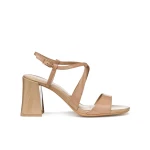 صنادل إيراكليا 80 T01 نسائية جلد لامع بني فاتح مقاس 39