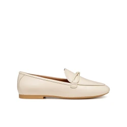 New Palmaria Women's Moccasin Papyrus Color Size 36 Breathable Soft Nappa Leather Contemporary Design Comfortable Stylish City Outfit D654JD.000TU.C1122