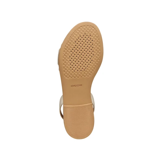 Naileen Woman Papyrus Flat Sandals: Soft Leather Breathable Design for Everyday Urban Style, Available in Size 36. Lightweight and Comfortable Women's Footwear. - Geox - Image 7