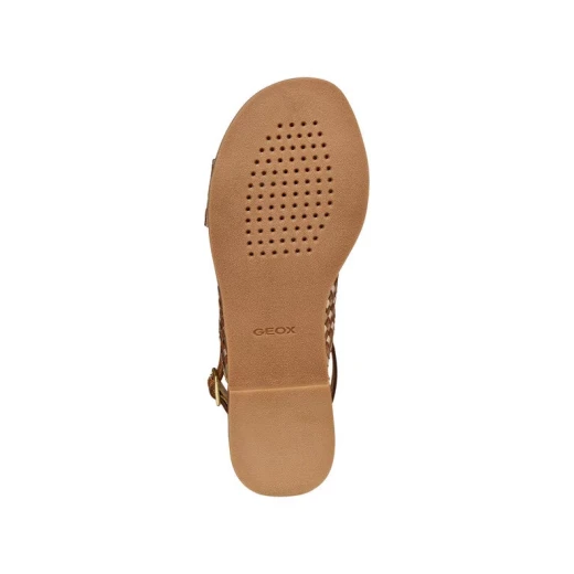 Geox Maddalusia C Woman's Bronze Flat Sandals: Nappa Leather & Metallic Accents. Urban Style Summer Footwear, Size 37, Perfect for Casual Outings. D65YMN.0KFKY.C5F6E - Geox - Image 11