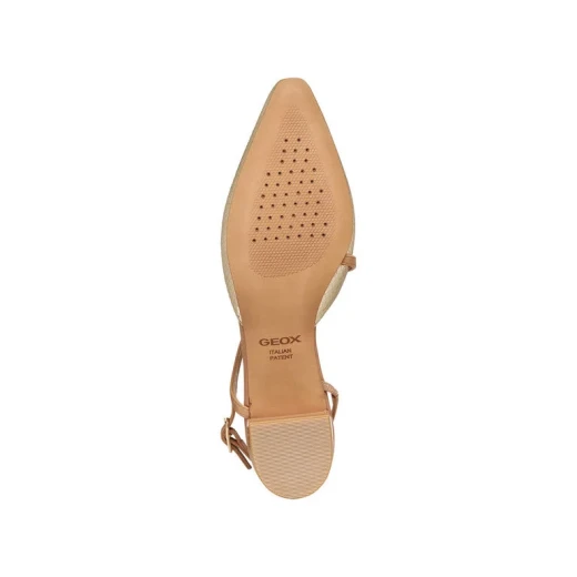 حذاء باليرينا نسائي جيسيلدا 15 جلد لامع ذهبي تصميم رسمي مقاس 41 - Image 7