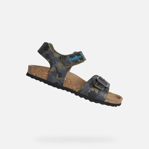 صنادل جيوكس غيتا بوي لايت فورست نايت مموهة 34 - جيوكس - Image 2